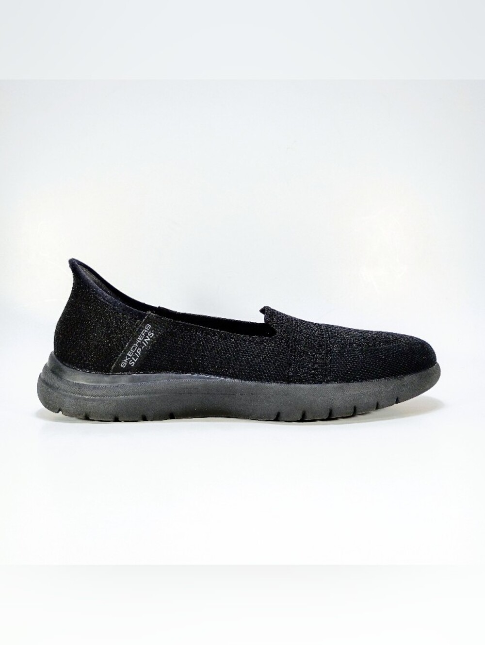 Skechers Slip Ins On The Go Flex Camelli Womens 8 Black Slip On Shoes Sneakers